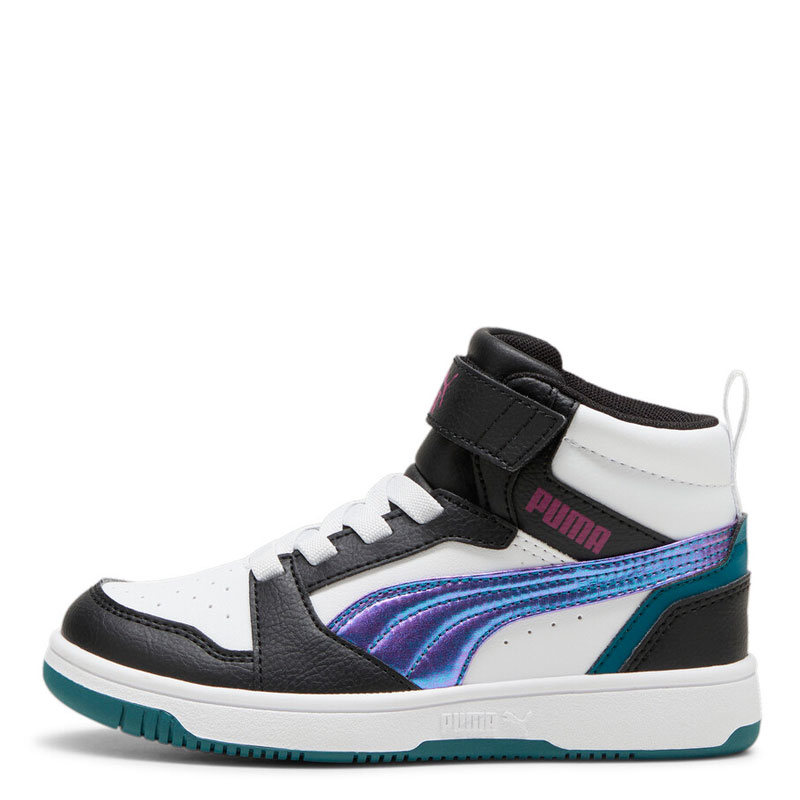 Puma Rebound V6 Mid Bouncy Sky AC+ PS (398726-02)ΠΑΙΔΙΚΑ ΜΠΟΤΑΚΙΑ ΓΙΑ ΚΟΡΙΤΣΙ ΠΟΛΥΧΡΩΜΑ