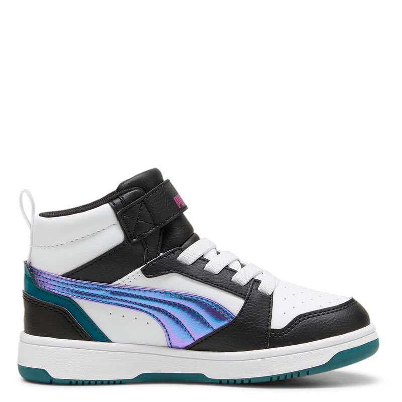 Puma Rebound V6 Mid Bouncy Sky AC+ PS (398726-02)ΠΑΙΔΙΚΑ ΜΠΟΤΑΚΙΑ ΓΙΑ ΚΟΡΙΤΣΙ ΠΟΛΥΧΡΩΜΑ