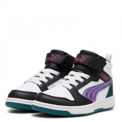 Puma Rebound V6 Mid Bouncy Sky AC+ PS (398726-02)ΠΑΙΔΙΚΑ ΜΠΟΤΑΚΙΑ ΓΙΑ ΚΟΡΙΤΣΙ ΠΟΛΥΧΡΩΜΑ