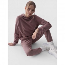 4F SWEATSHIRT (4FWMM00TSWSF1468-83S)ΓΥΝΑΙΚΕΙΑ ΦΟΥΤΕΡ ΜΠΛΟΥΖΑ  ΜΠΕΖ