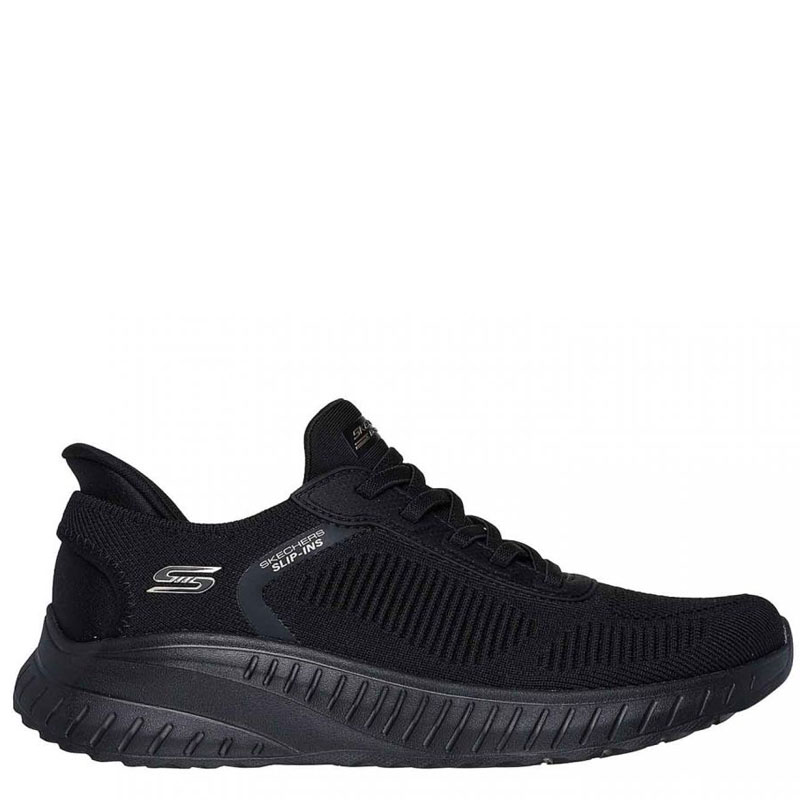 Skechers BOBS Sport Squad Chaos - Current Muse (117497-BBK) ΓΥΝΑΙΚΕΙΑ ΠΑΠΟΥΤΣΙΑ SLIP-INS ΜΑΥΡΑ