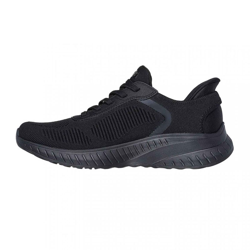 Skechers BOBS Sport Squad Chaos - Current Muse (117497-BBK) ΓΥΝΑΙΚΕΙΑ ΠΑΠΟΥΤΣΙΑ SLIP-INS ΜΑΥΡΑ