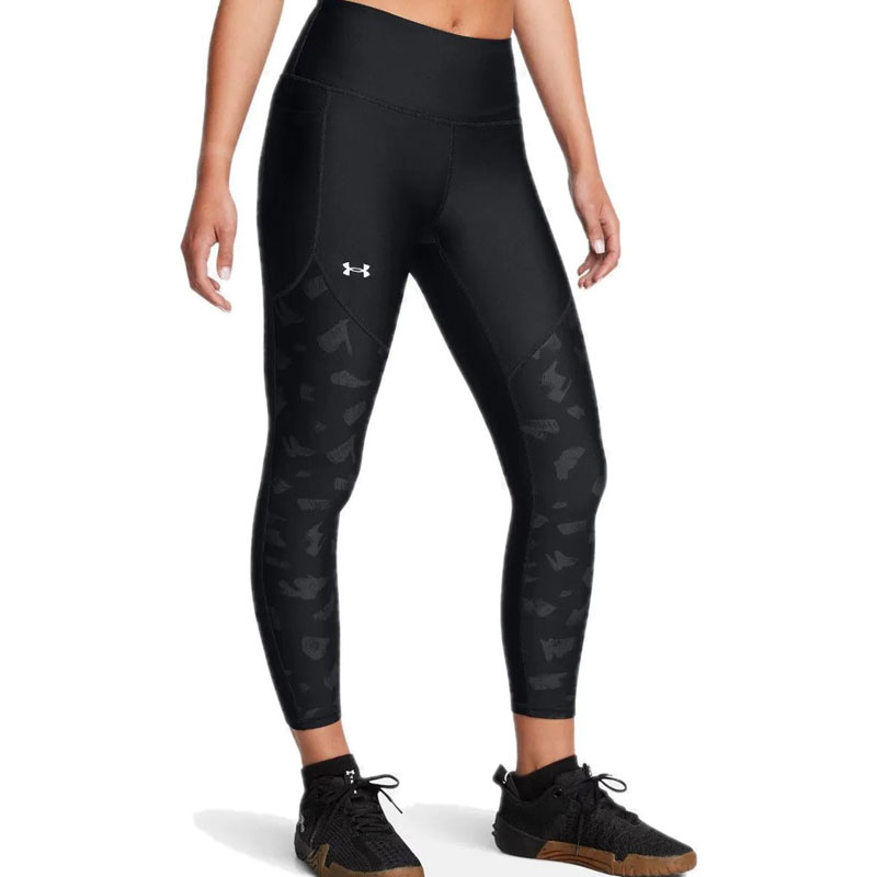 UNDER ARMOUR Tech Print Panel Ankle Leg (1386407-001)ΓΥΝΑΙΚΕΙΟ ΚΟΛΑΝ ΜΑΥΡΟ