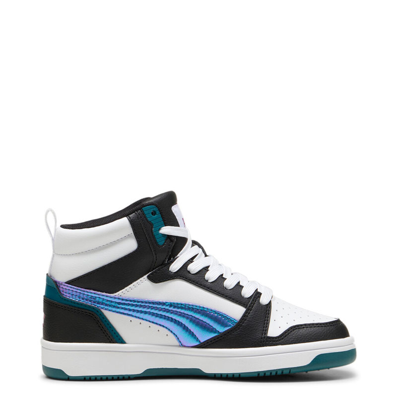 Puma Rebound V6 Mid Bouncy Sky JUNIOR (398725-02)ΠΑΙΔΙΚΑ ΜΠΟΤΑΚΙΑ Black/Magenta Gley