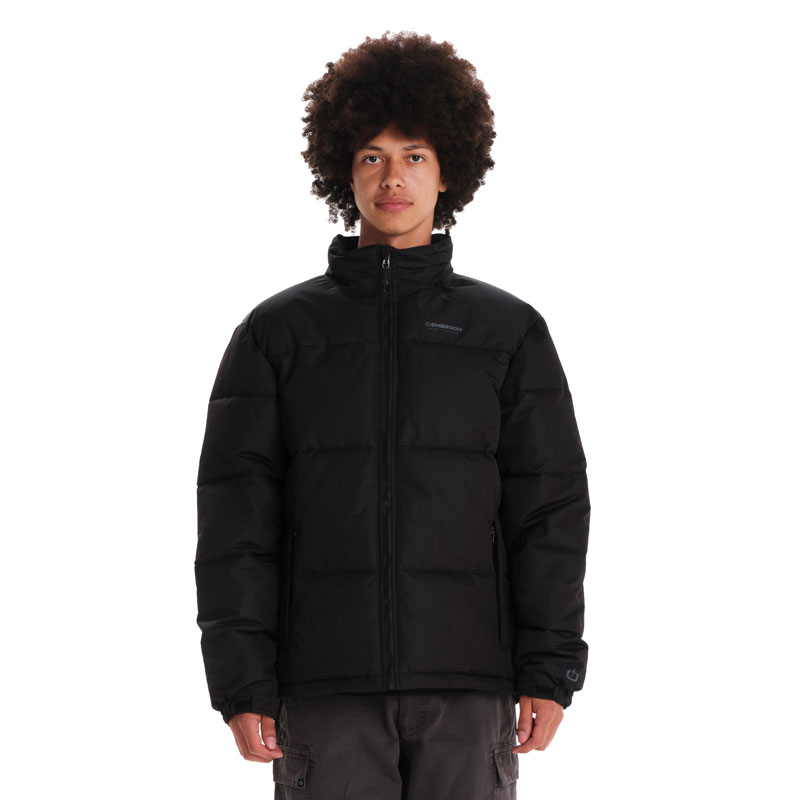 EMERSON MENS HOODED PUFFER JACKET (242.EM10.79-BLACK)ΑΝΔΡΙΚΟ ΜΠΟΥΦΑΝ ΜΑΥΡΟ