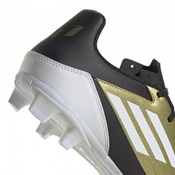 Adidas F50 Club Messi FxG (IG9331)Ποδοσφαιρικά Παπούτσια με Τάπες  Gold Metallic / Cloud White / Core Black