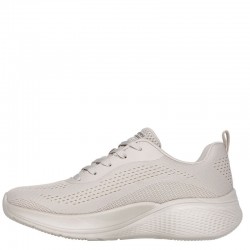 SKECHERS BOBS INFINITY LACE UP ENGINEERED KNIT FOAM (117550-TPE)ΓΥΝΑΙΚΕΙΟ ΥΠΟΔΗΜΑ ΜΠΕΖ