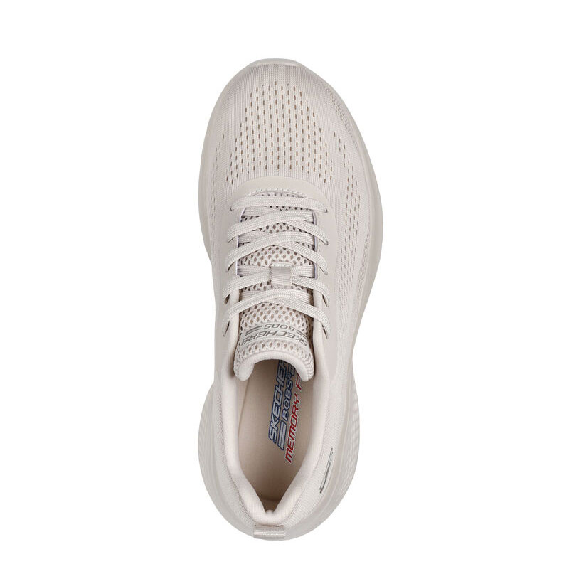 SKECHERS BOBS INFINITY LACE UP ENGINEERED KNIT FOAM (117550-TPE)ΓΥΝΑΙΚΕΙΟ ΥΠΟΔΗΜΑ ΜΠΕΖ