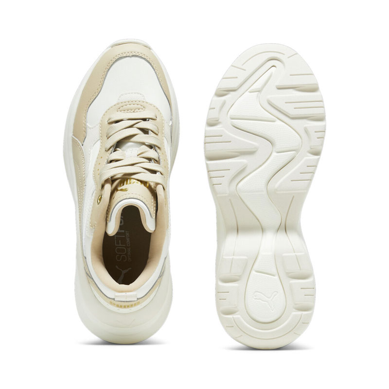 PUMA Cilia Wedge (393915-04)ΓΥΝΑΙΚΕΙΑ ΠΑΠΟΥΤΣΙΑ Warm White/Toasted Alm