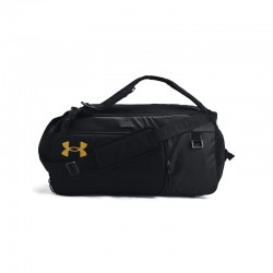 UNDER ARMOUR Contain Duo Medium Backpack Duffle (1381919-001)ΤΣΑΝΤΑ ΠΛΑΤΗΣ/ΧΕΙΡΟΣ Black/Metallic Gold 50 ΛΙΤΡΑ