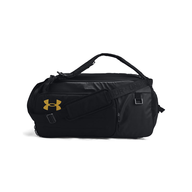 UNDER ARMOUR Contain Duo Medium Backpack Duffle (1381919-001)ΤΣΑΝΤΑ ΠΛΑΤΗΣ/ΧΕΙΡΟΣ Black/Metallic Gold 50 ΛΙΤΡΑ