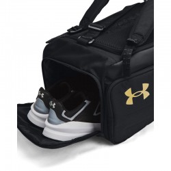 UNDER ARMOUR Contain Duo Medium Backpack Duffle (1381919-001)ΤΣΑΝΤΑ ΠΛΑΤΗΣ/ΧΕΙΡΟΣ Black/Metallic Gold 50 ΛΙΤΡΑ