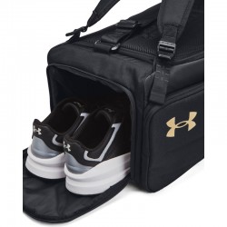 Under Armour Contain Duo SMALL  BP Duffle (1381920-001)ΤΣΑΝΤΑ ΠΛΑΤΗΣ/ΧΕΙΡΟΣ Black/Metallic Gold 40 ΛΙΤΡΑ