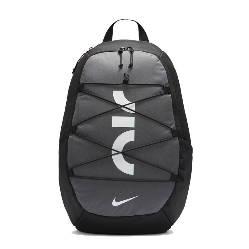 Nike Air Backpack (DV6246-010)ΤΣΑΝΤΑ ΠΛΑΤΗΣ 21 ΛΙΤΡΑ Μαύρο/Iron Grey/Λευκό