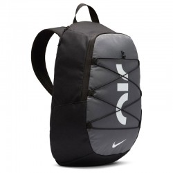 Nike Air Backpack (DV6246-010)ΤΣΑΝΤΑ ΠΛΑΤΗΣ 21 ΛΙΤΡΑ Μαύρο/Iron Grey/Λευκό