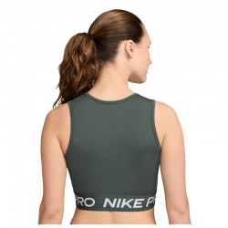 Nike Pro Dri-FIT Cropped Tank Top (FZ3615-338)ΓΥΝΑΙΚΕΙΟ ΜΠΟΥΣΤΑΚΙ ΠΡΑΣΙΝΟ