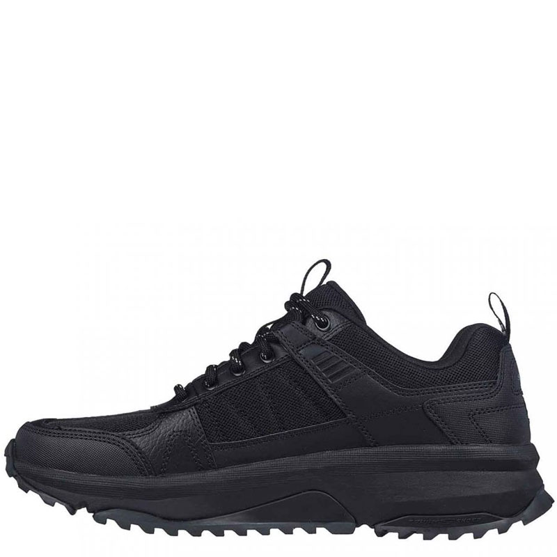 Skechers Goodyear Mesh Lace Up Outdoor Air Cooled (237105-BBK)Ανδρικά Ορειβατικά Παπούτσια Αδιαβροχα Μαυρα