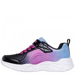 SKECHERS OMBRE EXPRESS KIDS (302327L-BKMT)ΠΑΙΔΙΚΑ ΠΑΠΟΥΤΣΙΑ ΦΩΤΙΖΟΜΕΝΑ ΠΟΛΥΧΡΩΜΑ