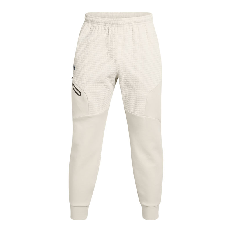 UNDER ARMOUR Unstoppable Fleece Grid Joggers(1386544-110)ΑΝΔΡΙΚΟ ΠΑΝΤΕΛΟΝΙ ΦΟΡΜΑΣ Summit White/Black