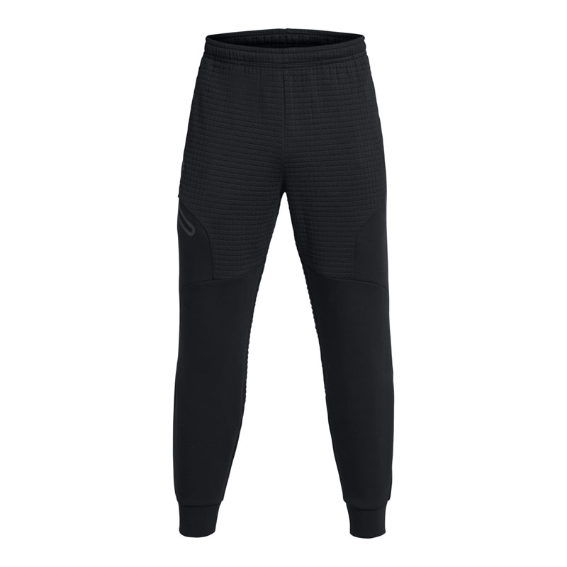 UNDER ARMOUR Unstoppable Fleece Grid Joggers (1386544-001)ΑΝΔΡΙΚΟ ΠΑΝΤΕΛΟΝΙ ΦΟΡΜΑΣ ΜΑΥΡΟ