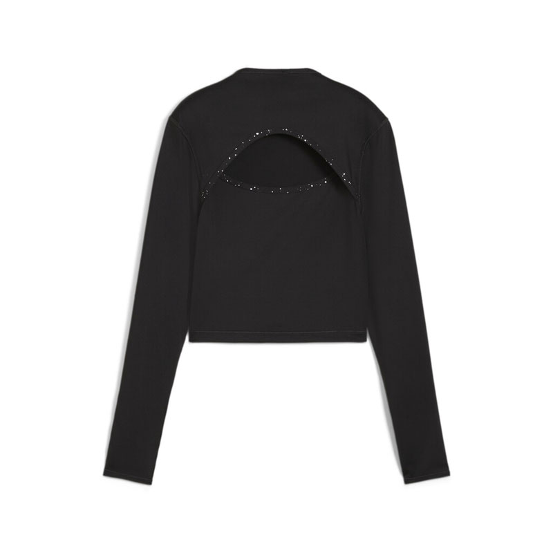 PUMA INTERGALACTIC Long Sleeve Crop Top Women (525801-01)ΓΥΝΑΙΚΕΙΑ ΜΠΛΟΥΖΑ ΜΑΥΡΗ