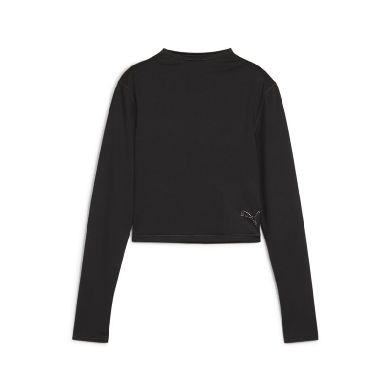 PUMA INTERGALACTIC Long Sleeve Crop Top Women (525801-01)ΓΥΝΑΙΚΕΙΑ ΜΠΛΟΥΖΑ ΜΑΥΡΗ