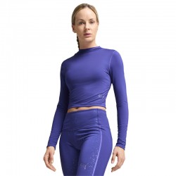 PUMA INTERGALACTIC Long Sleeve Crop Top Women (525801-27)ΓΥΝΑΙΚΕΙΑ ΜΠΛΟΥΖΑ Lapis Lazul ΜΩΒ