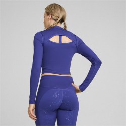 PUMA INTERGALACTIC Long Sleeve Crop Top Women (525801-27)ΓΥΝΑΙΚΕΙΑ ΜΠΛΟΥΖΑ Lapis Lazul ΜΩΒ