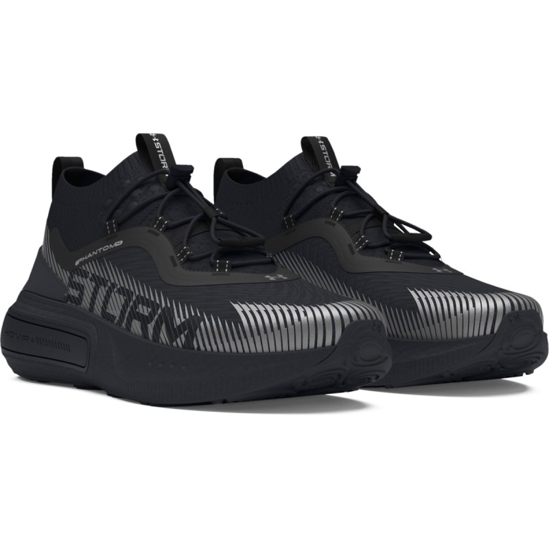 UNDER ARMOUR  PHANTOM 4 STORM (3027625-001)ΑΝΔΡΙΚΑ ΠΑΠΟΥΤΣΙΑ RUNNING ΜΕ ΤΕΧΝΟΛΟΓΙΑ STORM Black/Black/Anthracite