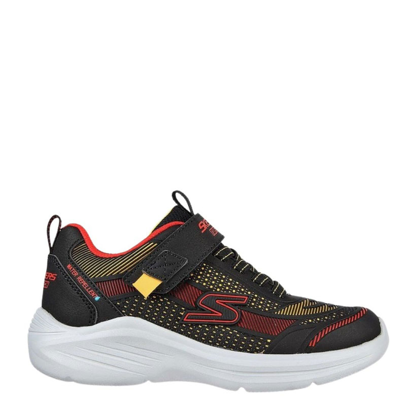 SKECHERS HYPER-BLITZ WATER REPELLENT (403861L-BKRD)ΠΑΙΔΙΚΑ ΠΑΠΟΥΤΣΙΑ ΑΔΙΑΒΡΟΧΑ BLACK/RED/YELLOW