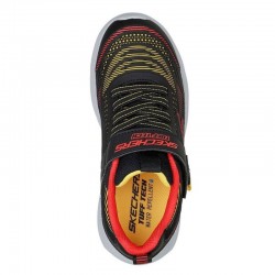 SKECHERS HYPER-BLITZ WATER REPELLENT (403861L-BKRD)ΠΑΙΔΙΚΑ ΠΑΠΟΥΤΣΙΑ ΑΔΙΑΒΡΟΧΑ BLACK/RED/YELLOW