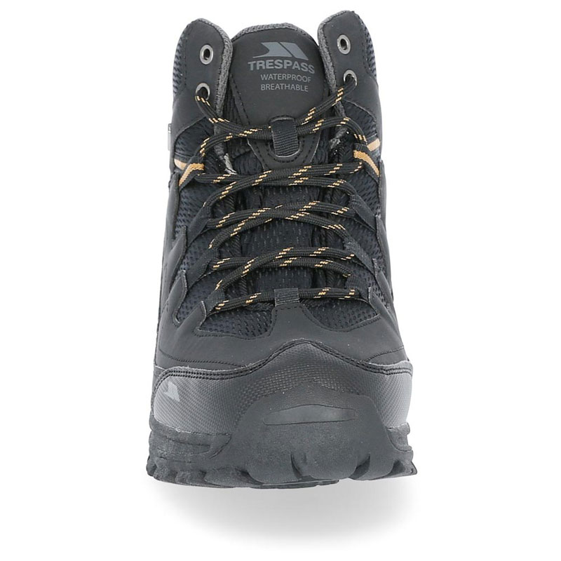 Trespass Finley Mlae Hiking Boots (MAFOBOM30005-BLK)Ανδρικά Ορειβατικά Μποτάκια Αδιάβροχα Μαύρα