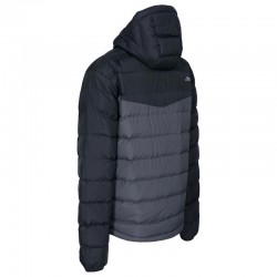 Trespass Oskar - Male Padded JKT (MAJKCAN20007-BLK)Ανδρικό Μπουφάν ΑΔΙΑΒΡΟΧΟ/ΑΝΤΙΑΝΕΜΙΚΟ ΜΑΥΡΟ/ΓΚΡΙ