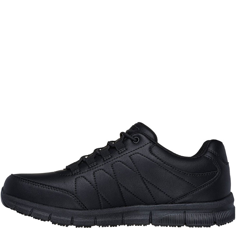 SKECHERS Work: Nampa - Osil (200272-BLK)ΑΝΔΡΙΚΑ ΠΑΠΟΥΤΣΙΑ ΕΡΓΑΣΙΑΣ ΑΝΤΙΟΛΙΣΘΗΤΙΚΑ ΜΑΥΡΑ