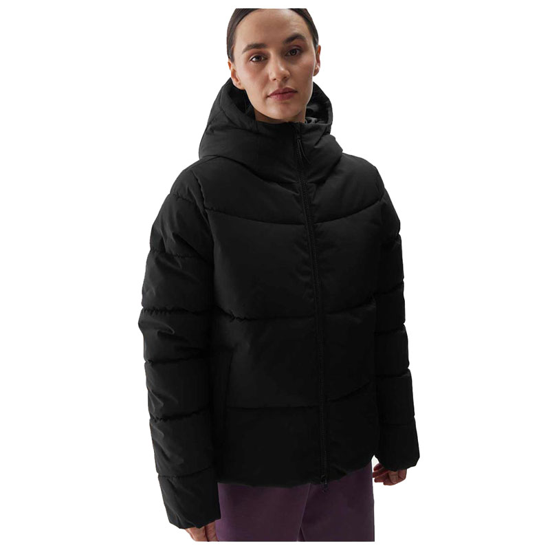 4F DOWN JACKET (4FWAW24TDJAF473-20S)Γυναικείο μπουφάν ΜΑΥΡΟ