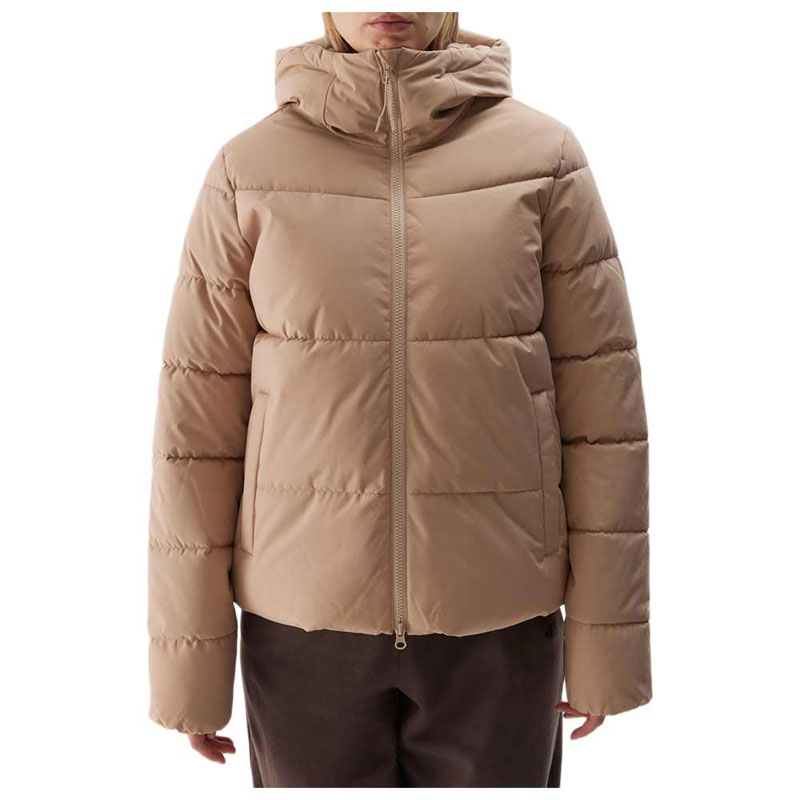 4F DOWN JACKET (4FWAW24TDJAF473-83S)ΓΥΝΑΙΚΕΙΟ ΜΠΟΥΦΑΝ ΜΠΕΖ