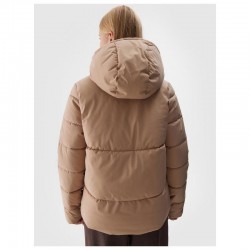 4F DOWN JACKET (4FWAW24TDJAF473-83S)ΓΥΝΑΙΚΕΙΟ ΜΠΟΥΦΑΝ ΜΠΕΖ