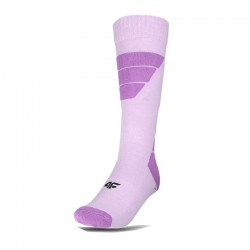 4F SOCKS FNK (4FWAW24UFSOF148-52S)ΓΥΝΑΙΚΕΙΕΣ ΚΑΛΤΣΕΣ ΓΙΑ ΣΚΙ LIGHT VIOLET