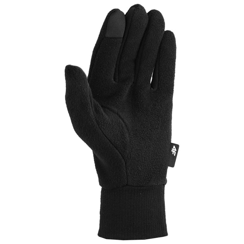 4F GLOVES (4FWAW24AGLOU083-20S)ΜΑΥΡΑ ΓΑΝΤΙΑ ΑΦΗΣ