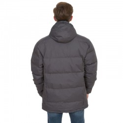 Trespass Mens Hooded Padded Casual Jacket Clip (MAJKCAI20001-FLI)Ανδρικό Μπουφάν Puffer ΓΚΡΙ