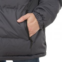 Trespass Mens Hooded Padded Casual Jacket Clip (MAJKCAI20001-FLI)Ανδρικό Μπουφάν Puffer ΓΚΡΙ