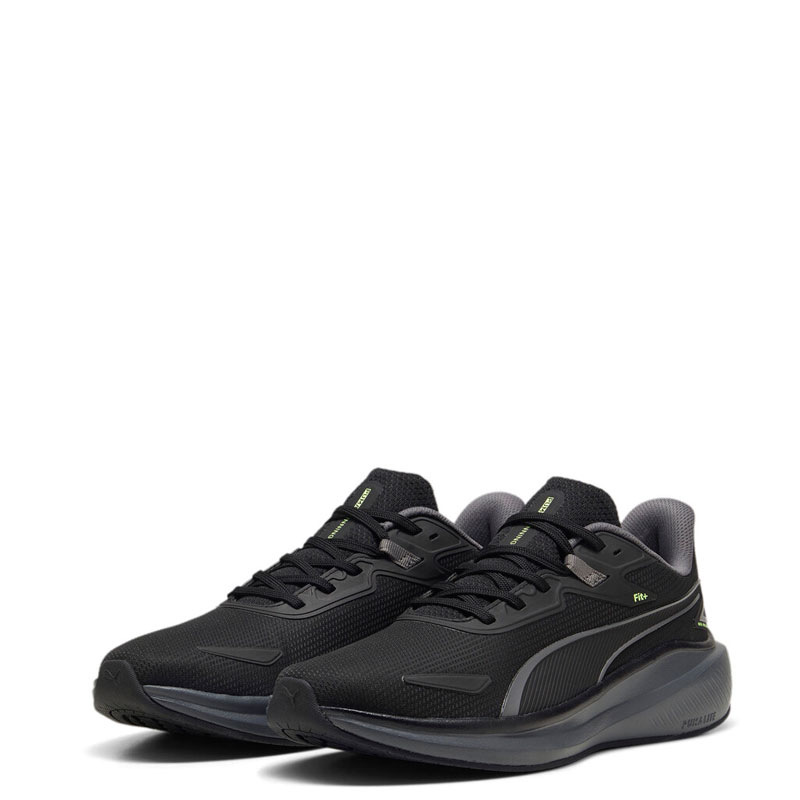 Puma Skyrocket Lite WTR (310400-01)ΑΝΔΡΙΚΑ ΠΑΠΟΥΤΣΙΑ RUNNING WATER REPELLENT  Black/Fizzy Apple