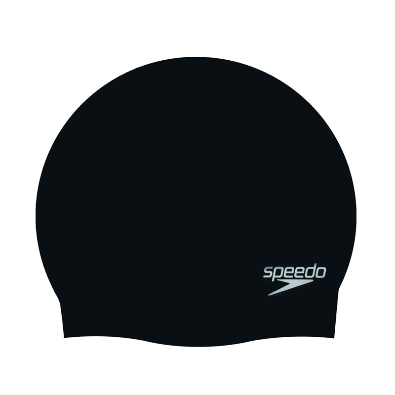 Speedo Plain Moulded (70984-9097)Σκουφάκι Κολύμβησης Ενηλίκων από Σιλικόνη Μαύρο