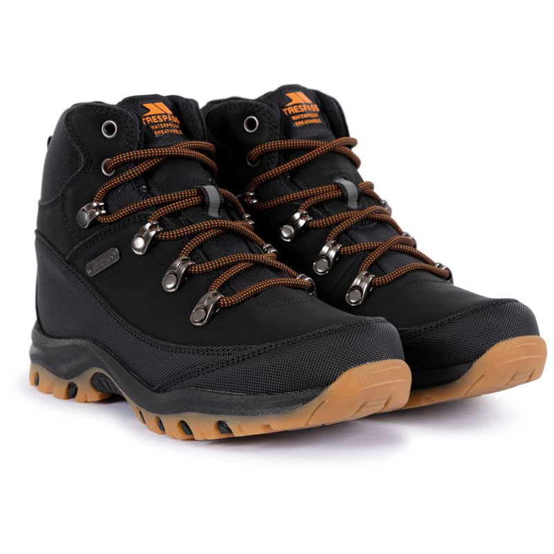 Trespass Corin Kids Waterproof Boots (UCFOBOTR0012-BLK)ΠΑΙΔΙΚΑ ΜΠΟΤΑΚΙΑ ΑΔΙΑΒΡΟΧΑ ΜΑΥΡΑ