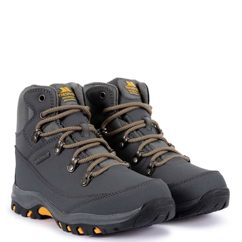 TRESPASS Corin Kids Waterproof Boots (UCFOBOTR0012-GRY)ΠΑΙΔΙΚΑ ΜΠΟΤΑΚΙΑ ΑΔΙΑΒΡΟΧΑ ΓΚΡΙ