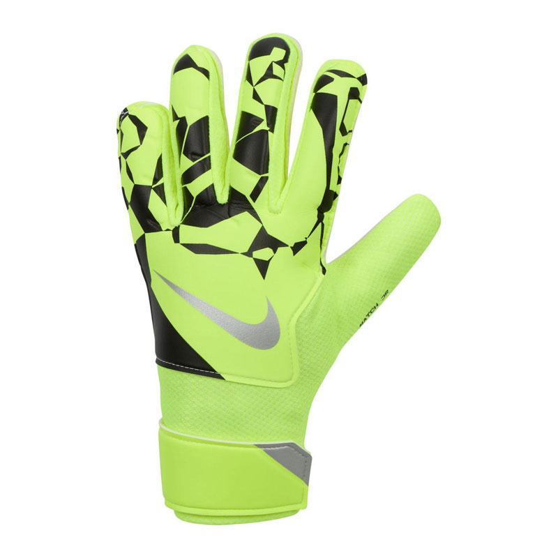 Nike Match Goalkeeper Football Gloves (HQ0258-702)ΓΑΝΤΙΑ ΤΕΡΜΑΤΟΦΥΛΑΚΑ ΠΑΙΔΙΚΑ VOLT/BLACK/METALLIC SILVER