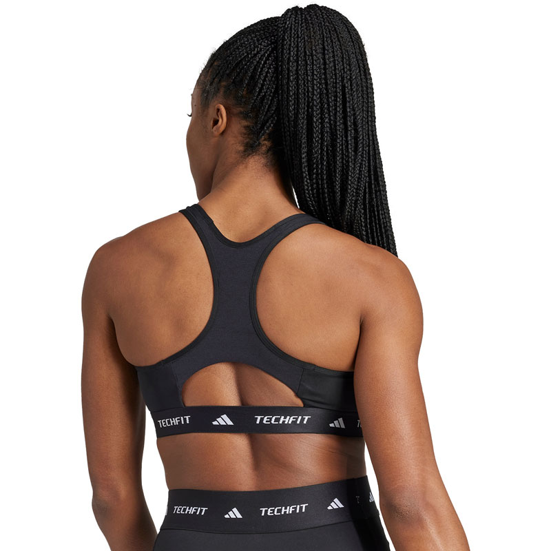 ADIDAS TECHFIT BRA WMNS (JG1409)ΓΥΝΑΙΚΕΙΟ ΜΠΟΥΣΤΑΚΙ ΜΑΥΡΟ