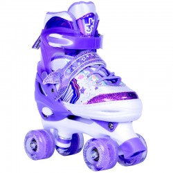 ΑΘΛΟΠΑΙΔΙΑ QUAD Αυξομειούμενα roller skates - Λιλά (002.10322/ΛΙΛΑ)