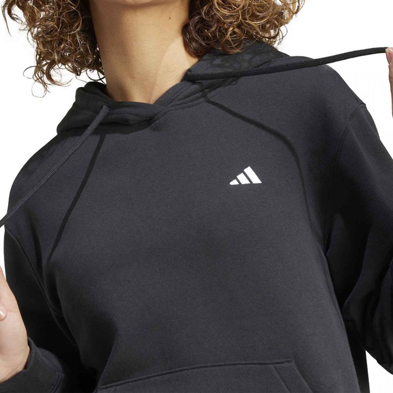 Adidas Sportswear Essentials Small Logo Feel Cozy (IW0220)ΓΥΝΑΙΚΕΙΑ ΦΟΥΤΕΡ ΜΠΛΟΥΖΑ ΜΑΥΡΗ