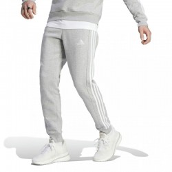 ADIDAS Essentials Fleece 3-Stripes Tapered Cuff Pants (IJ6494)ΑΝΔΡΙΚΟ ΠΑΝΤΕΛΟΝΙ ΦΟΡΜΑΣ ΓΚΡΙ